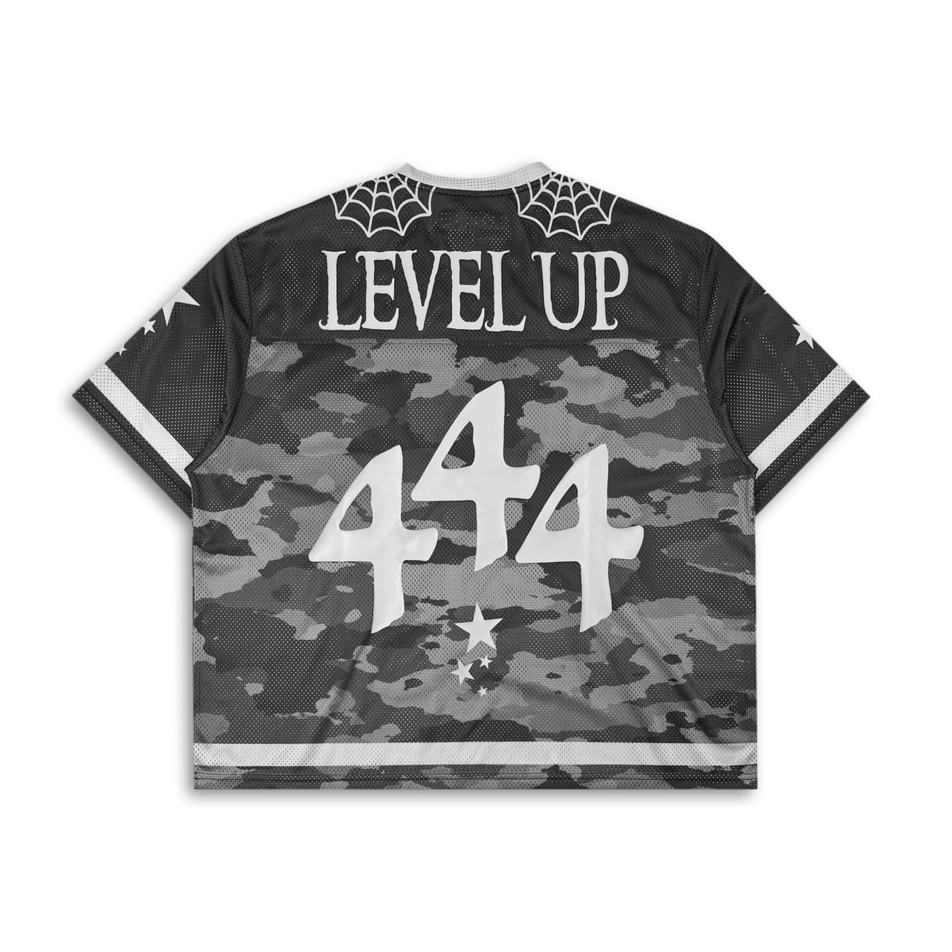 LEVEL UP - Mesh Camo Football Jersey (Size Small)