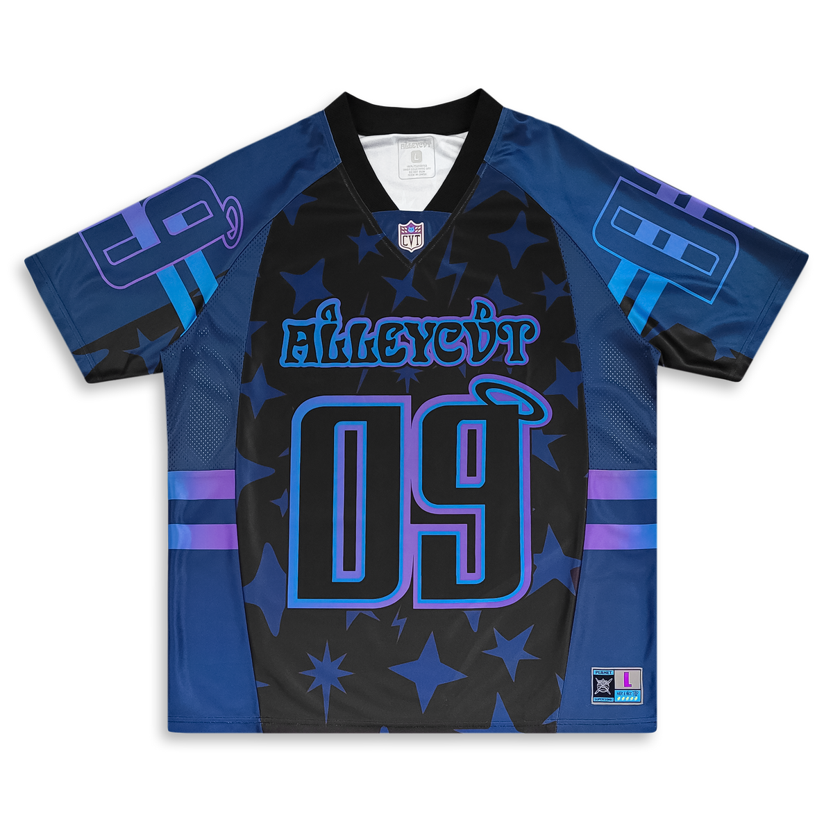 ALLEYCVT festival football jersey v1 front