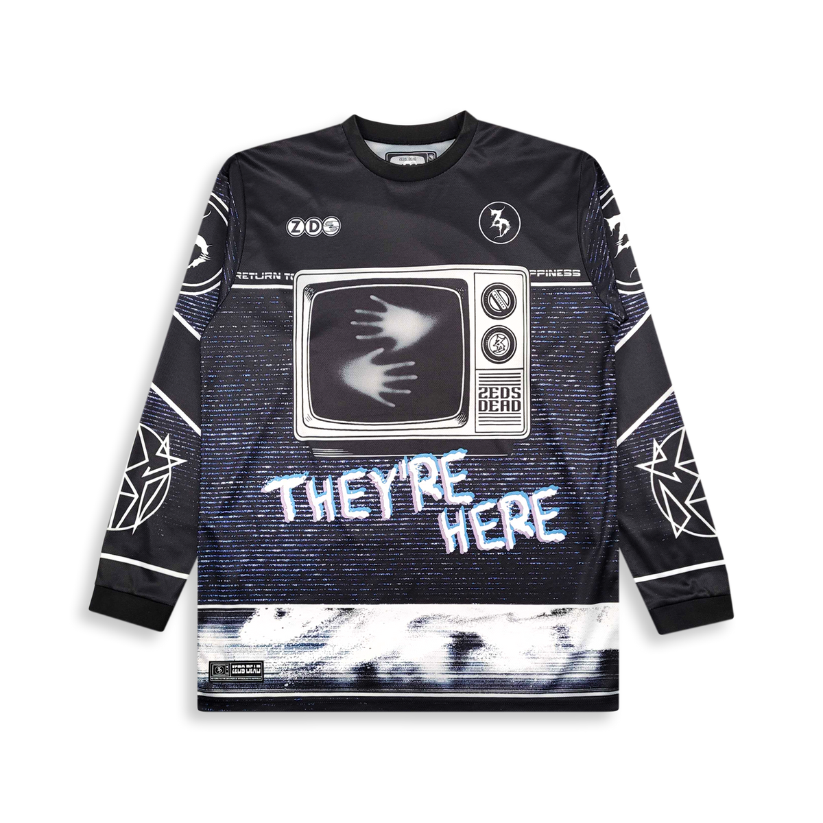 Zeds Dead They're Here moto jersey front