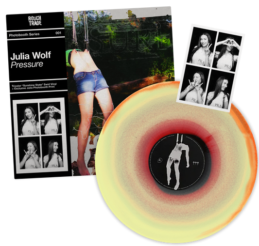 Julia Wolf Pressure Limited Photobooth Edition Swirl Vinyl Record LP mockup