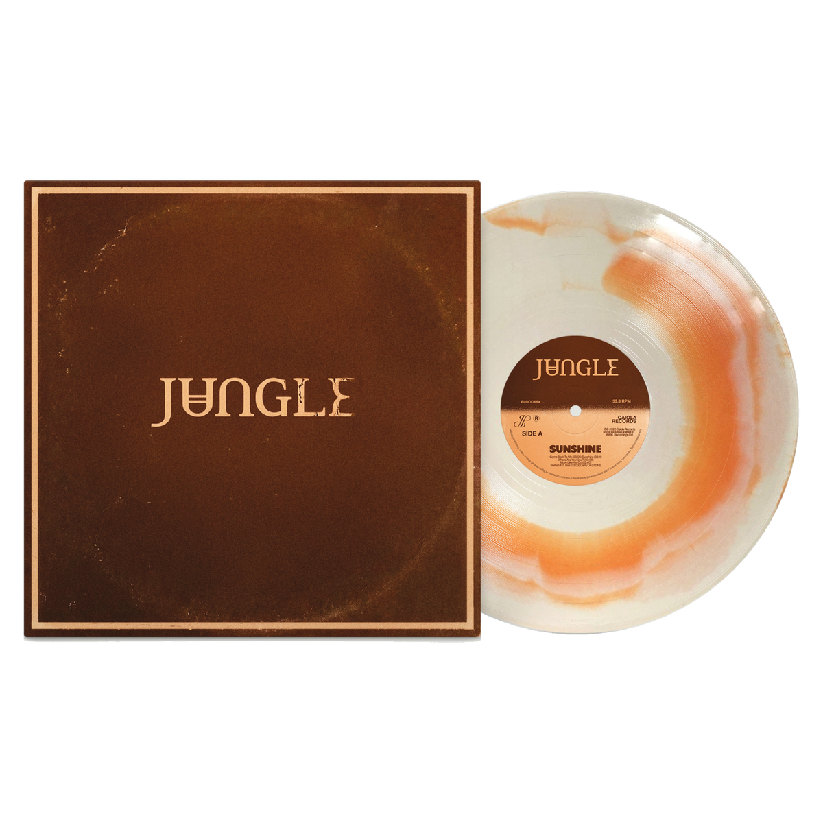 Jungle Sunshine limited edition sunburst vinyl LP mockup