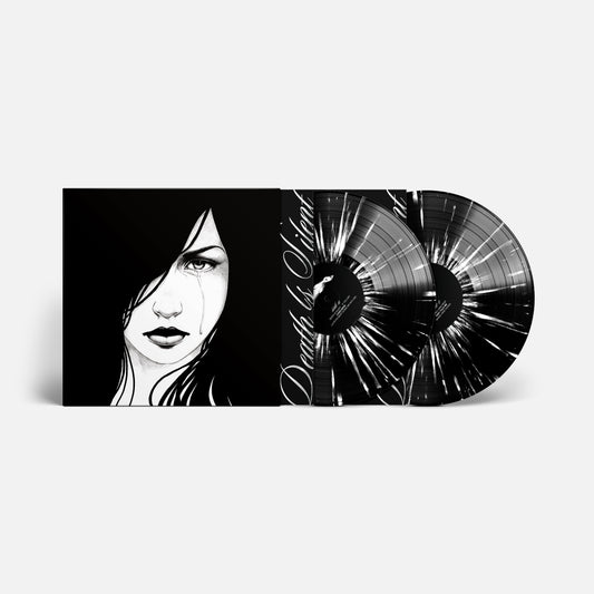 Kno Death Is Silent limited edition black white splatter vinyl 2LP mockup