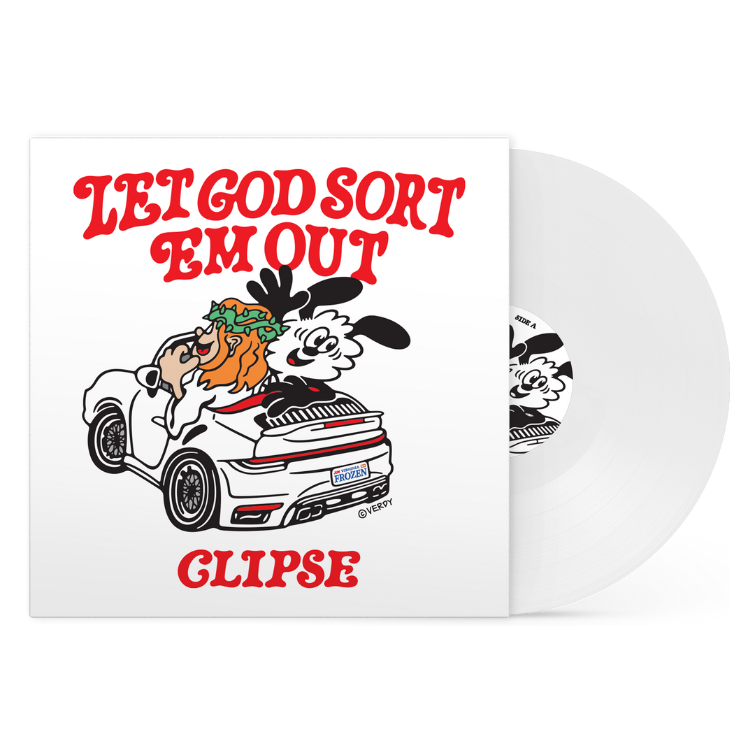 Clipse - Let God Sort Em Out Limited "Verdy" Edition White Vinyl Record LP