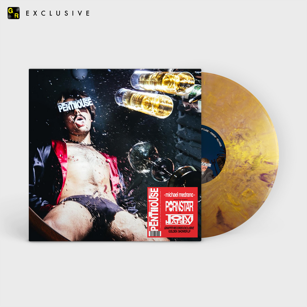 SIGNED Michael Medrano - The Penthouse Limited Edition Golden Shower Vinyl Record LP