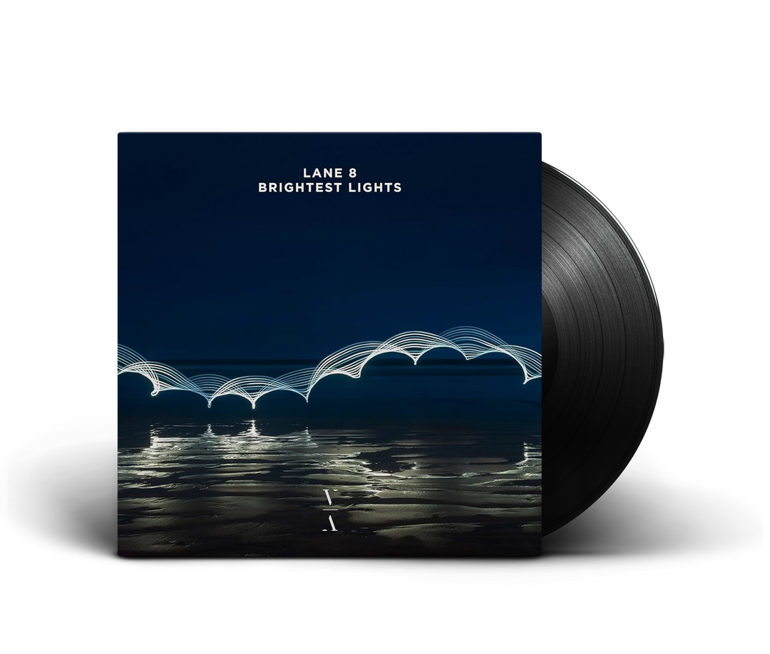 Lane 8 Brightest Lights limited edition vinyl 2LP mockup with cover