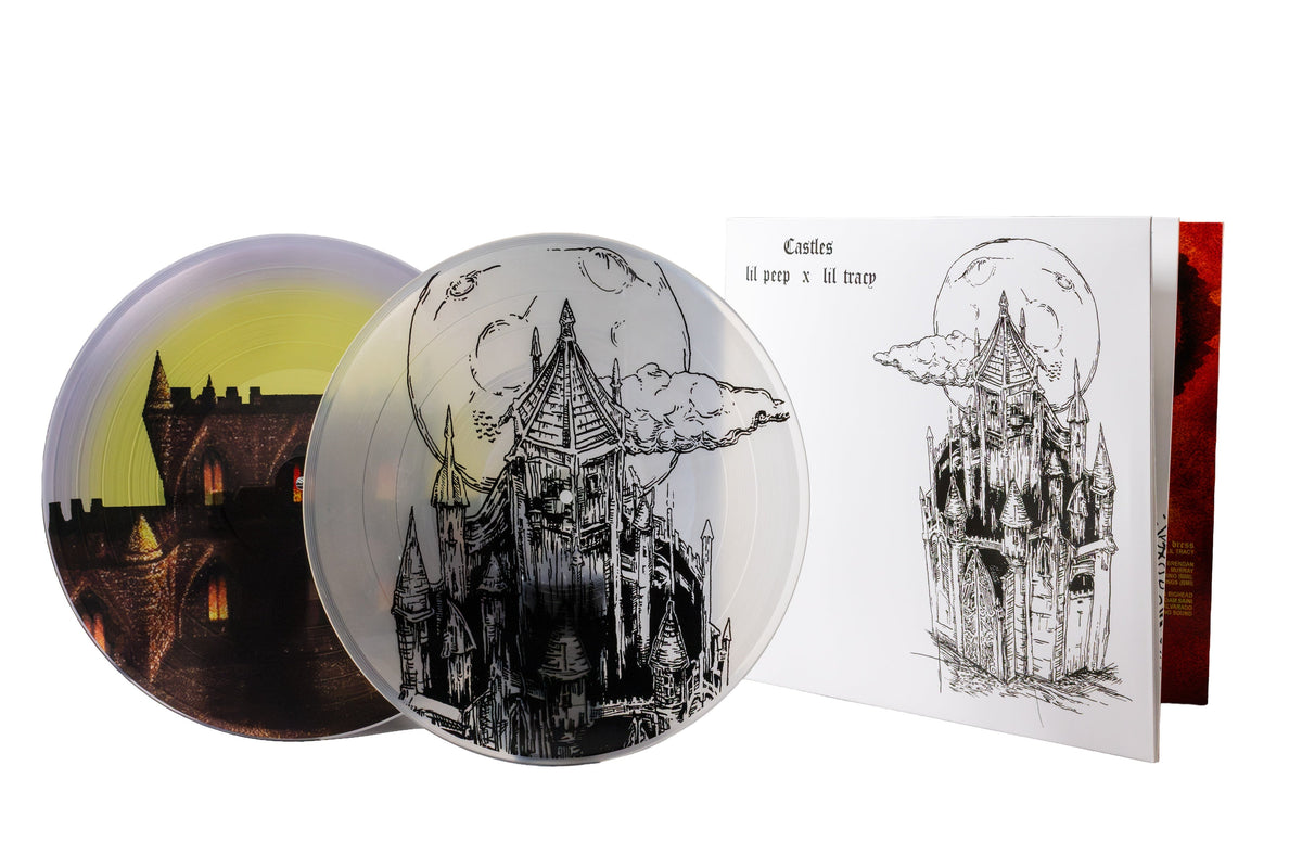 Lil Peep x Lil Tracy Castles / Castles II limited edition picture disc vinyl 2LP mockup