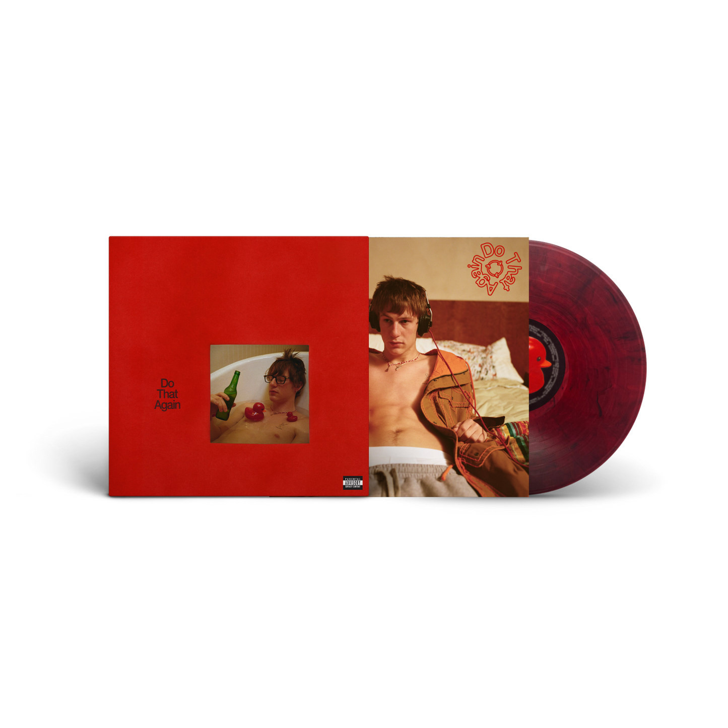 Malcolm Todd - Do That Again Limited Edition Red, Black "Splish" Vinyl Record LP