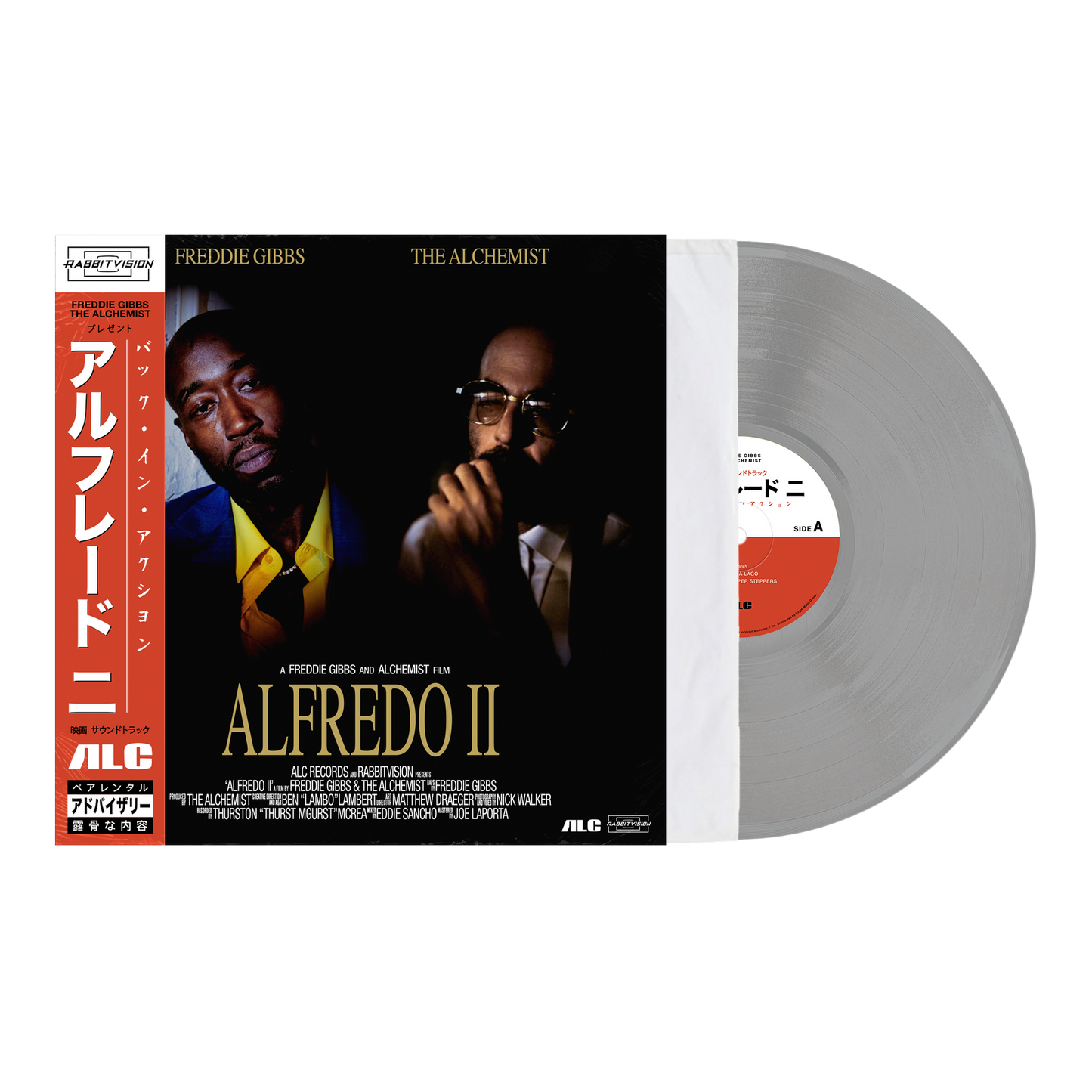 Freddie Gibbs & Alchemist - Alfredo II Limited Edition "Laser Disc" Silver Vinyl Record 2LP