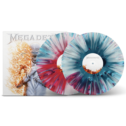 Megadeth - Megadeth Limited Edition "Hot Sea" Red, White, Blue Splatter Vinyl Record 2LP