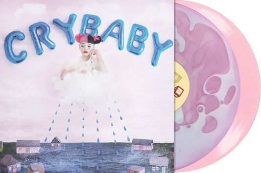 Melanie Martinez - Cry Baby Limited Edition "Spilled Milk" Liquid-Filled + Pastel Pink Vinyl Record 2LP Set