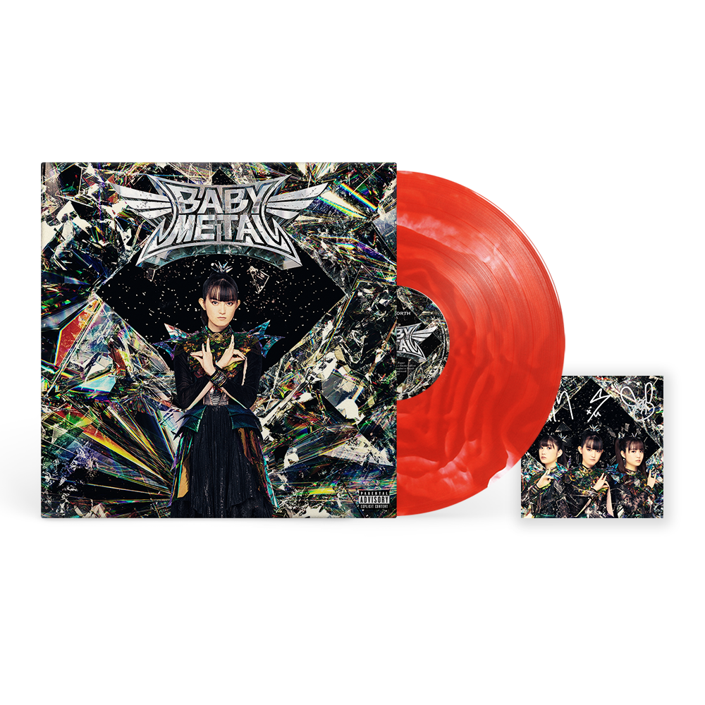 SIGNED Babymetal - Metal Forth Limited SU-METAL Edition Red, Clear Vinyl Record LP