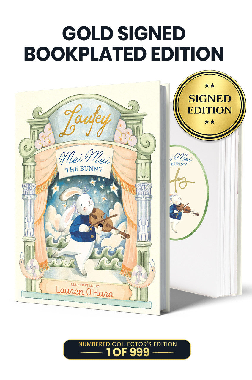 SIGNED Laufey - Mei Mei The Bunny Book (with Bookplate and Gold Autograph)
