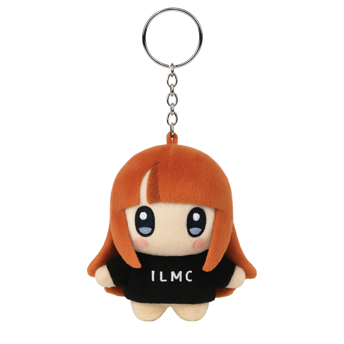Ninajirachi plushie keychain front with ILMC shirt