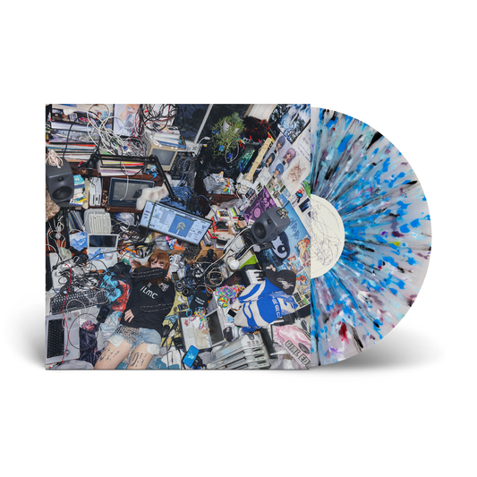 Ninajirachi - I Love My Computer Limited Edition "Cover Smear" Blue, White Splatter Vinyl Record LP