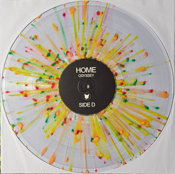Home - Odyssey Limited Edition Clear, Rainbow Splatter Vinyl Record 2LP