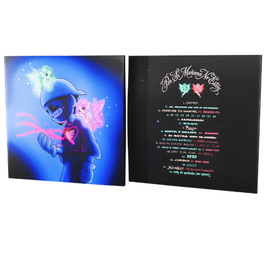 Omar Courtz - Por Si Mañana No Estoy Limited Edition Blue + Glitter Vinyl Record LP