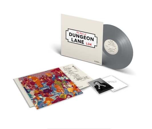 Paul McCartney The Boys Of Dungeon Lane listening party exclusive silver vinyl LP mockup