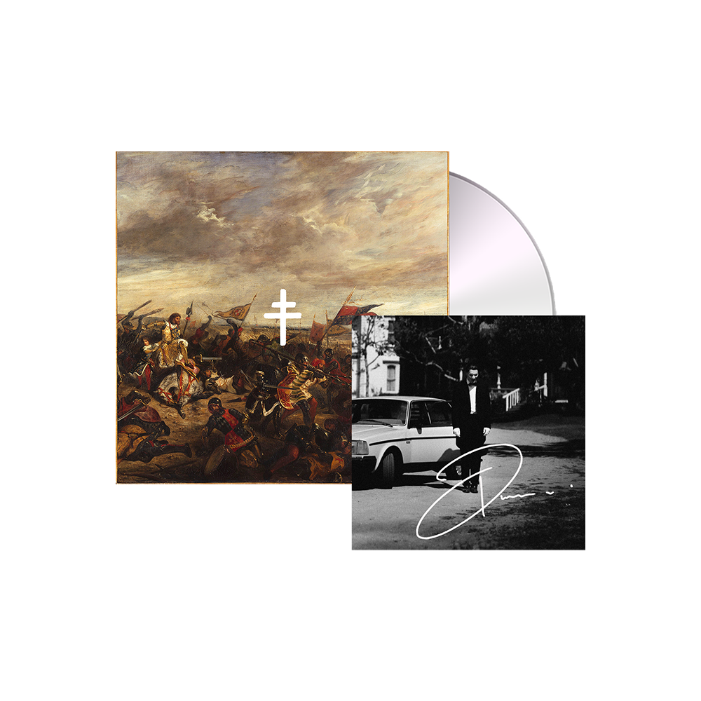 SIGNED President Blood Of Your Empire CD with signed card mockup