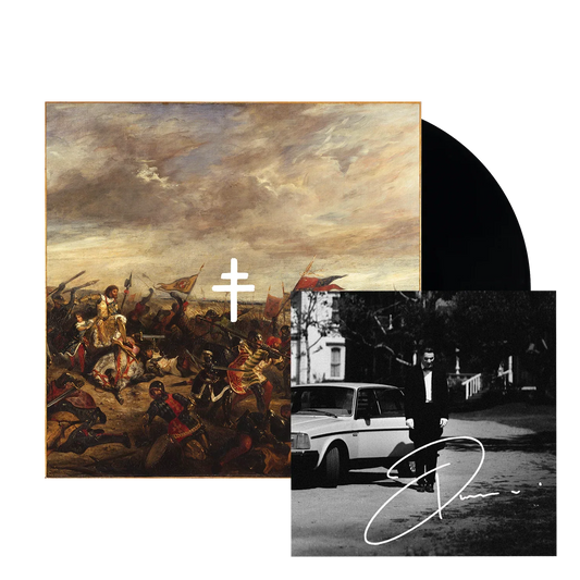 SIGNED President Blood Of Your Empire vinyl LP with signed insert mockup