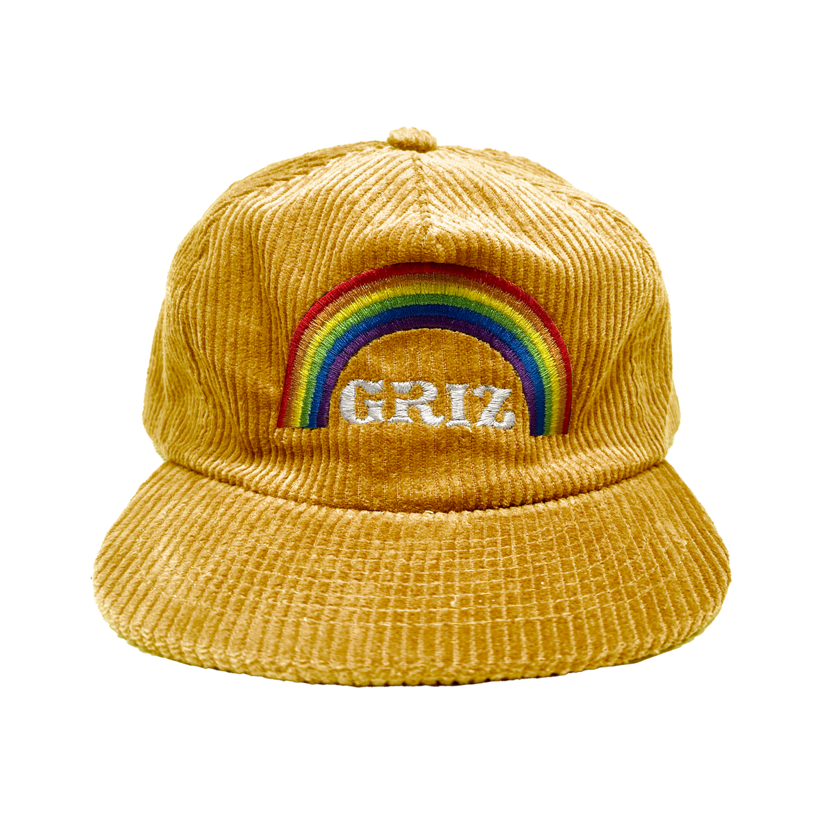 GRiZ rainbow logo corduroy hat in Sun