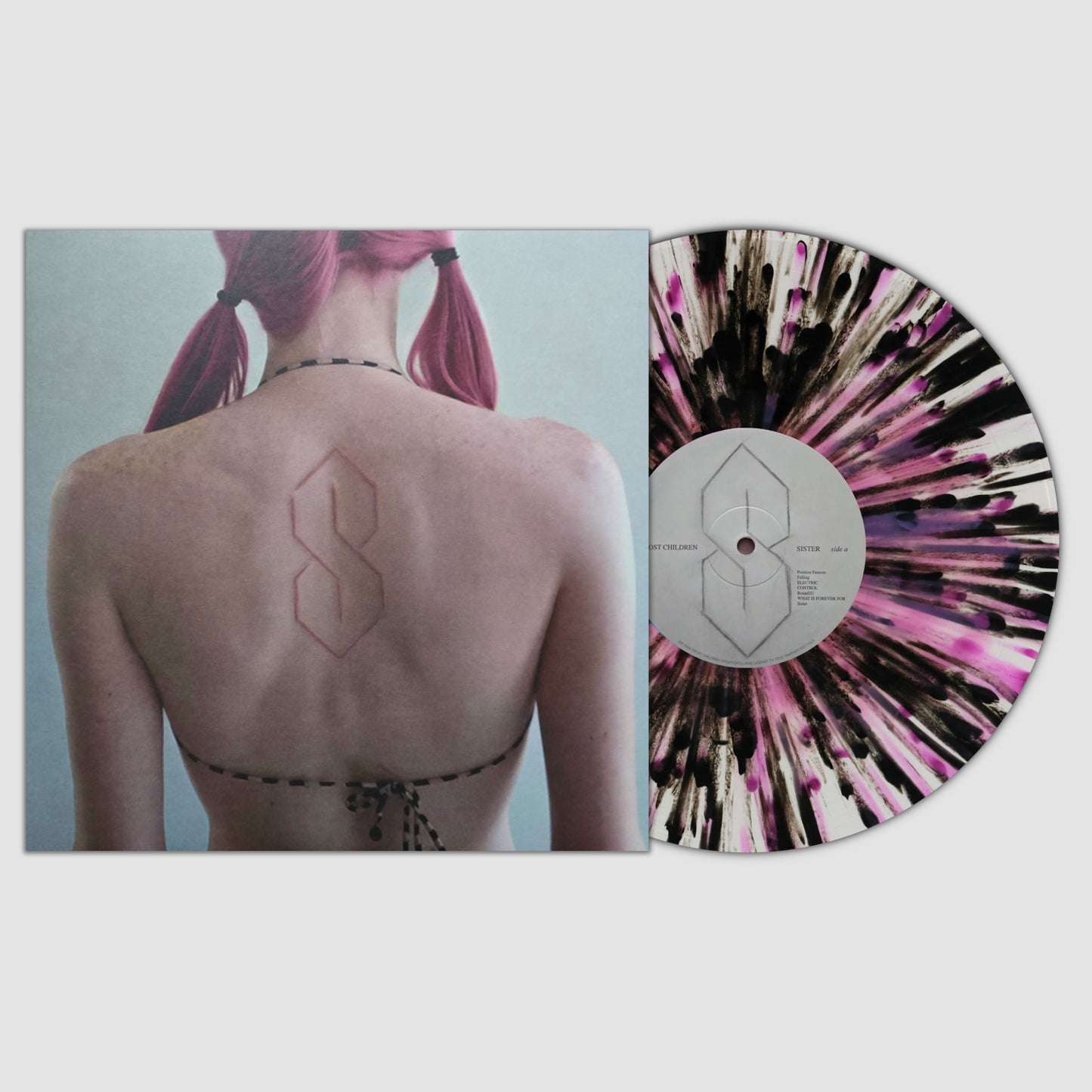 Frost Children - Sister Limited Edition Orchid, Black Splatter Vinyl Record LP