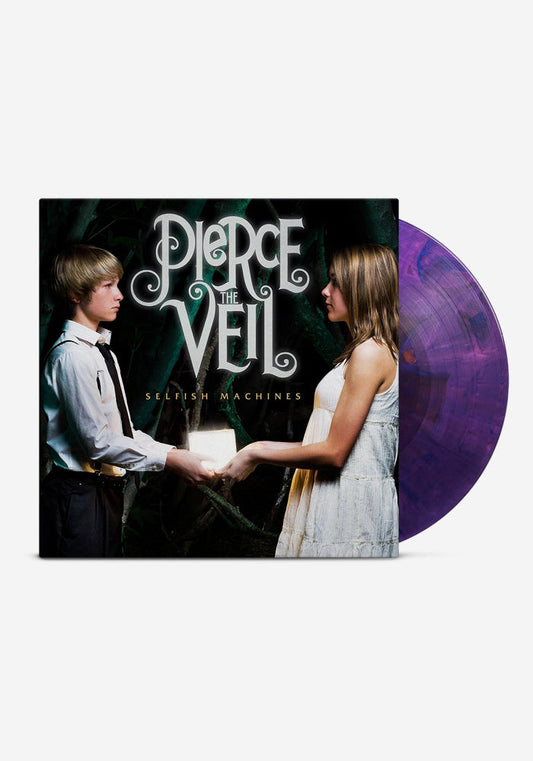 Pierce The Veil - Selfish Machines Limited Edition Magenta, Purple Swirl Vinyl Record LP