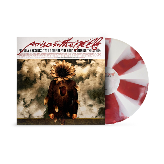 Poison The Well - You Come Before You Limited Edition Red, White Pinwheel Vinyl Record LP