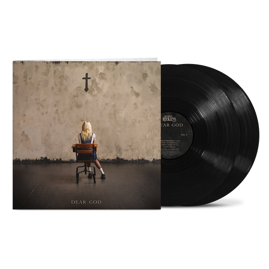 The Pretty Reckless Dear God limited edition black vinyl 2LP mockup