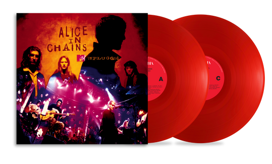 Alice In Chains MTV Unplugged limited edition ruby red vinyl 2LP mockup