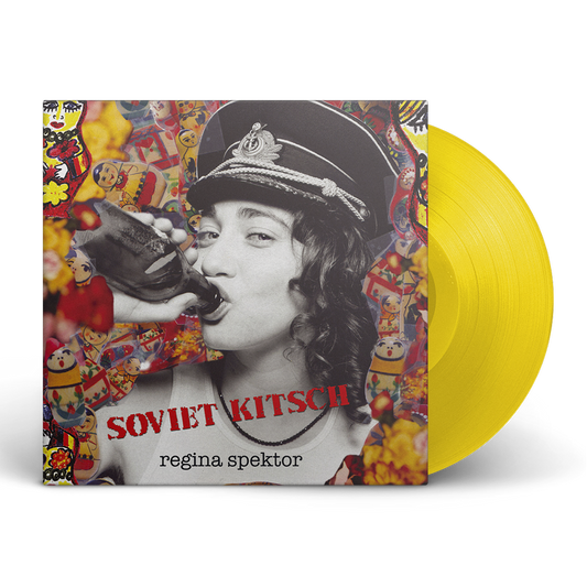 Regina Spektor Soviet Kitsch Limited Edition Yellow Translucent Vinyl Record LP mockup