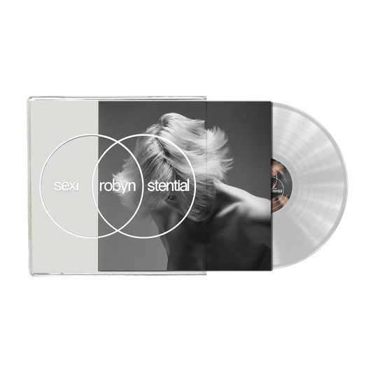 Robyn Sexistential limited deluxe edition clear vinyl LP in PVC sleeve mockup