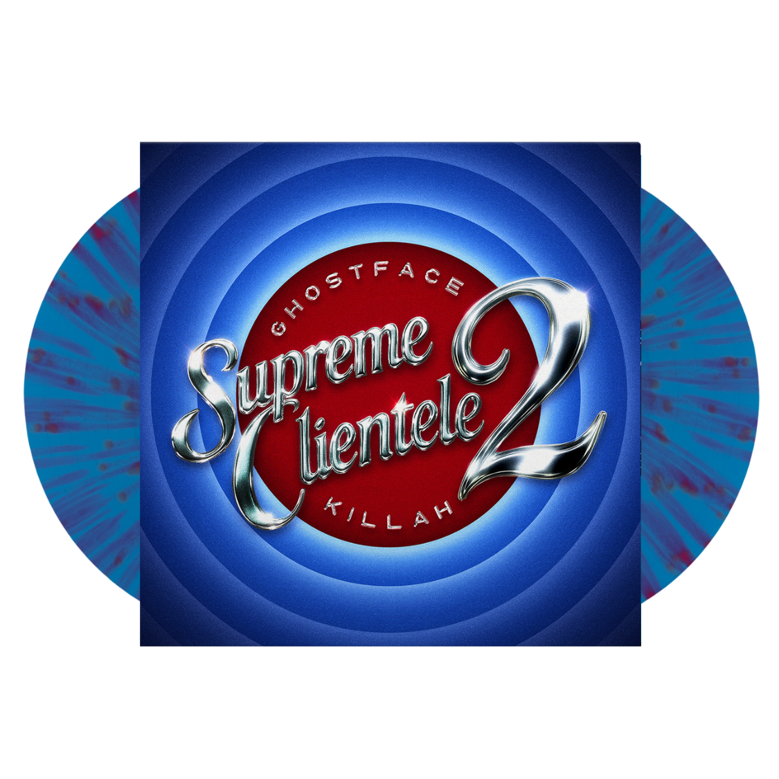 Ghostface Killah Supreme Clientele 2 limited edition Metaphysic blue splatter vinyl 2LP mockup