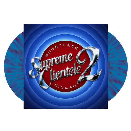 Ghostface Killah Supreme Clientele 2 limited edition Metaphysic blue splatter vinyl 2LP mockup