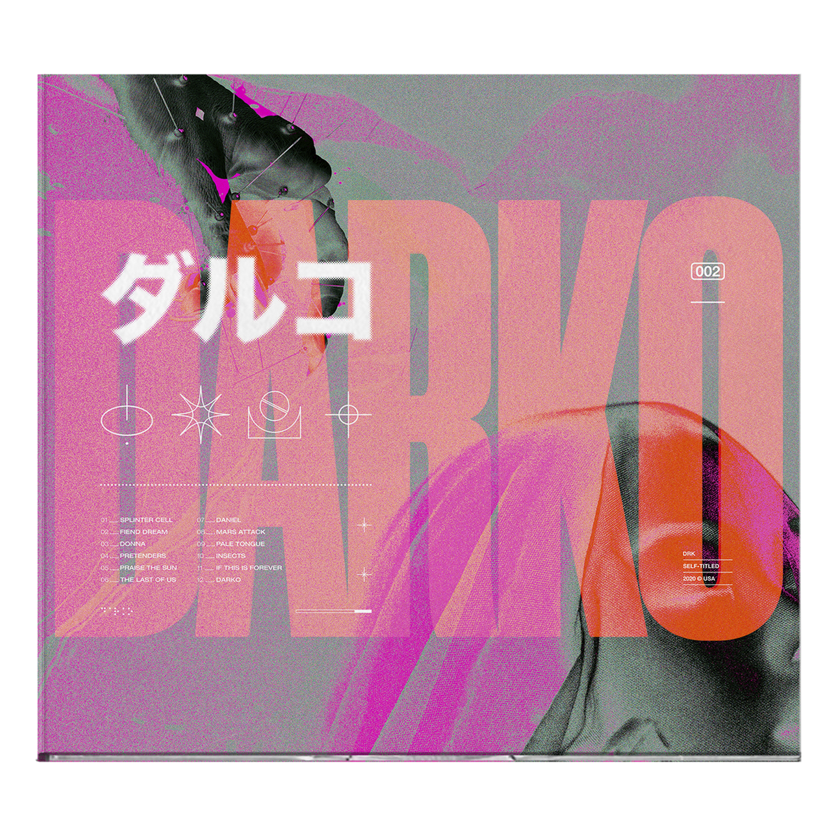 Darko self-titled limited edition alt cover digipak CD