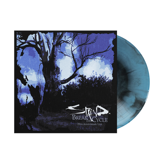 Staind - Break The Cycle (25th Anniversary Live) Limited Edition Blue, Black Galaxy Vinyl Record LP