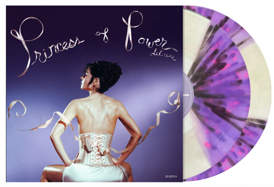 Marina Princess Of Power (Deluxe) limited edition Butterfly purple splatter vinyl 2LP mockup