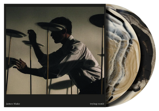 James Blake Trying Times limited edition Snail Swirl vinyl 2LP mockup