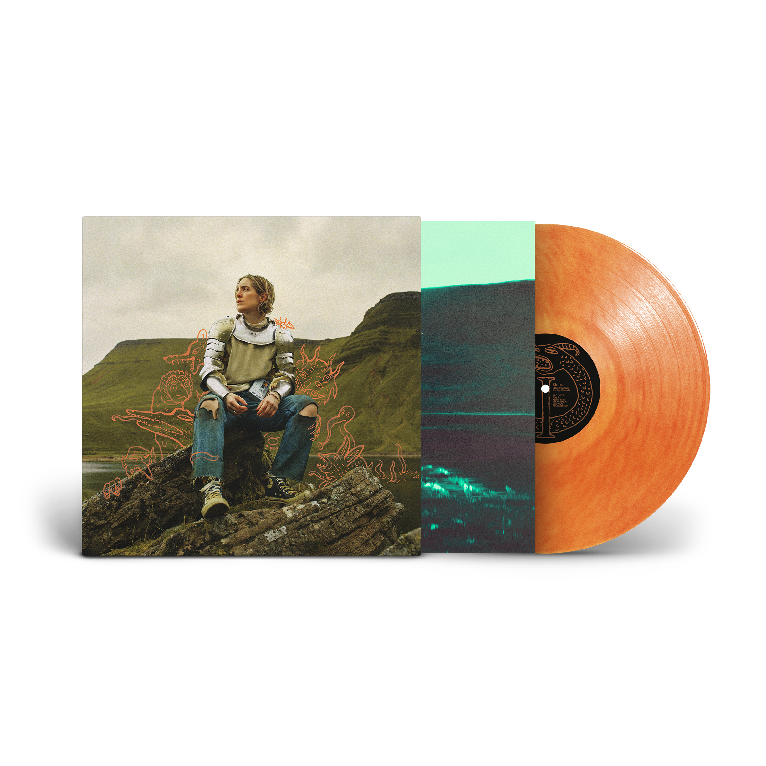 SIGNED Shura - I Got Too Sad For My Friends Limited Edition Orange Vin ...