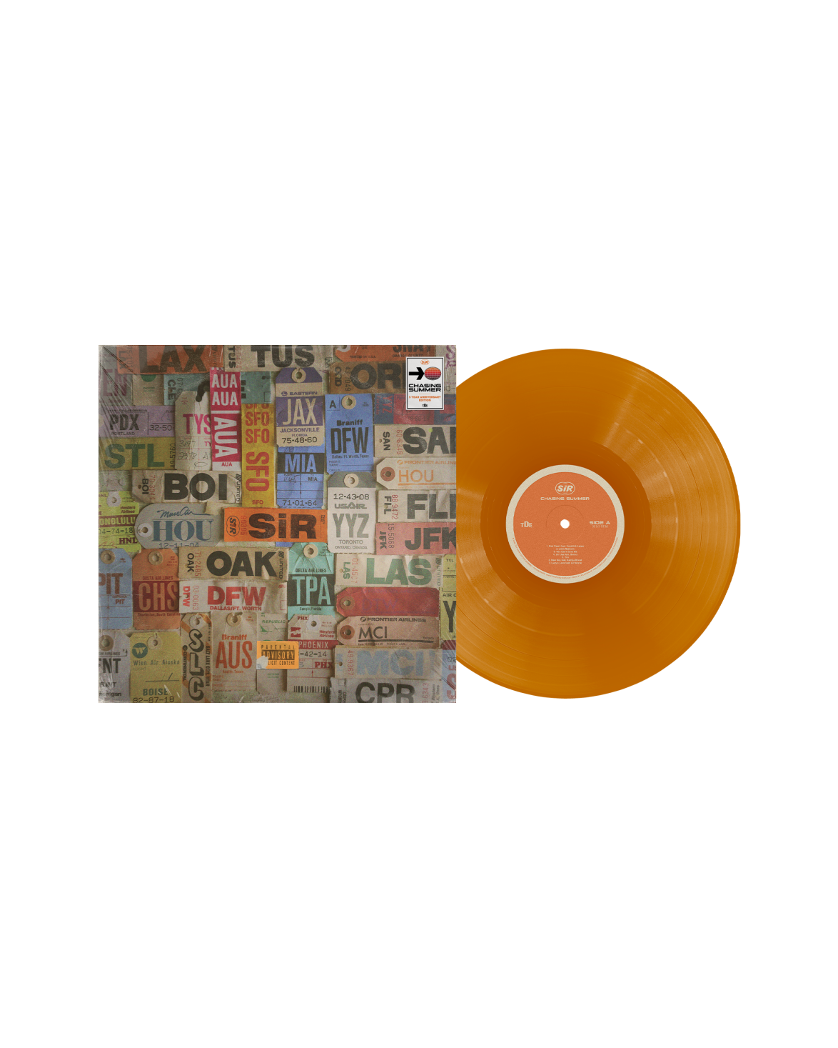 SiR - Chasing Summer Limited Anniversary Edition Orange Vinyl Record LP