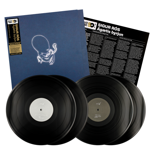 Sigur Rós Ágætis Byrjun Rough Trade 50 limited edition 4xLP vinyl box set mockup