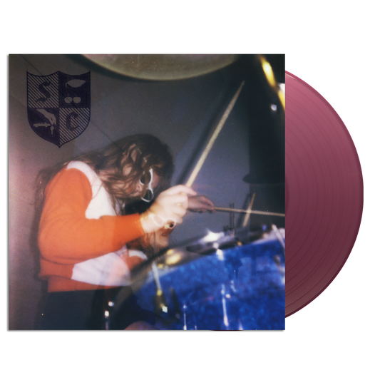 Snocaps self-titled Fans First translucent violet vinyl LP mockup