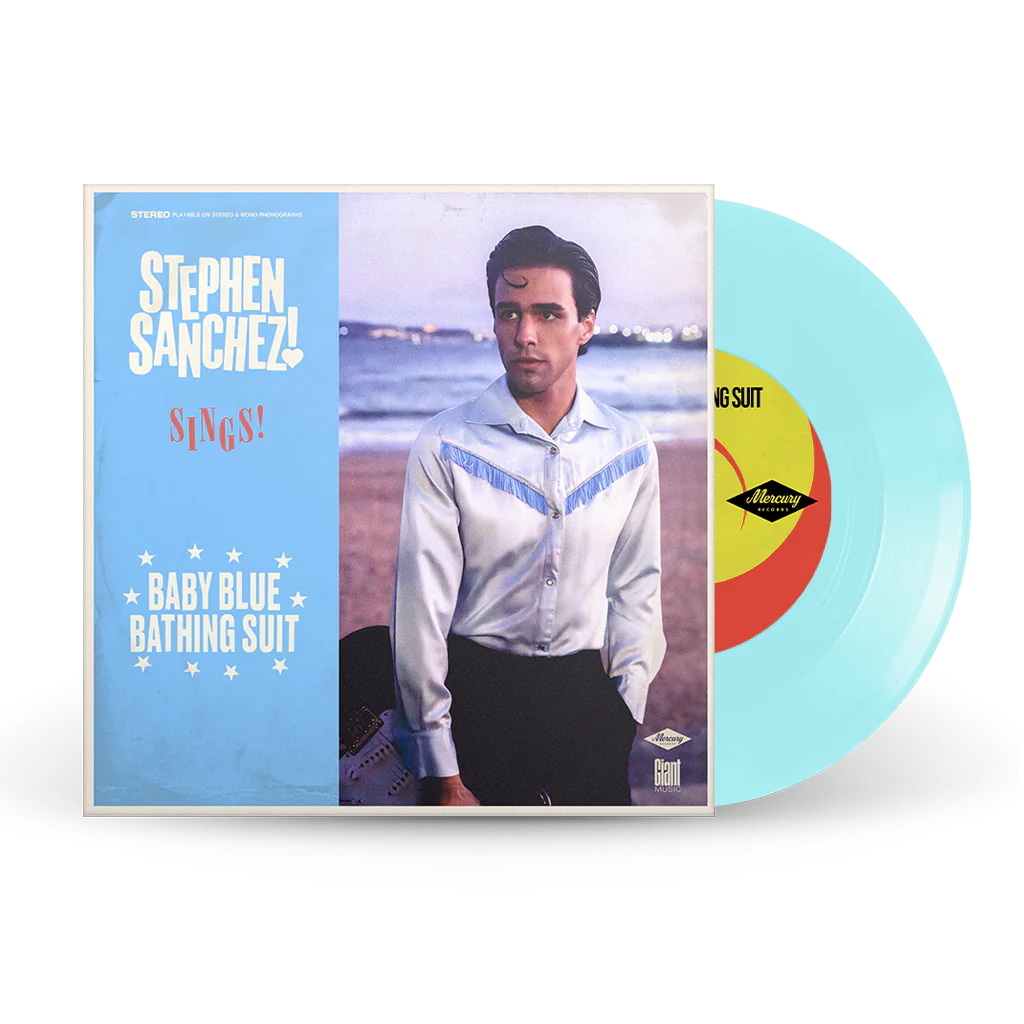 Stephen Sanchez / The Beach Boys - Baby Blue Bathing Suit / Good Vibrations Limited Edition Baby Blue 7" Vinyl Record