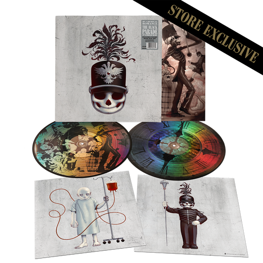 My Chemical Romance The Black Parade limited edition laser-etched Hologram vinyl LP mockup