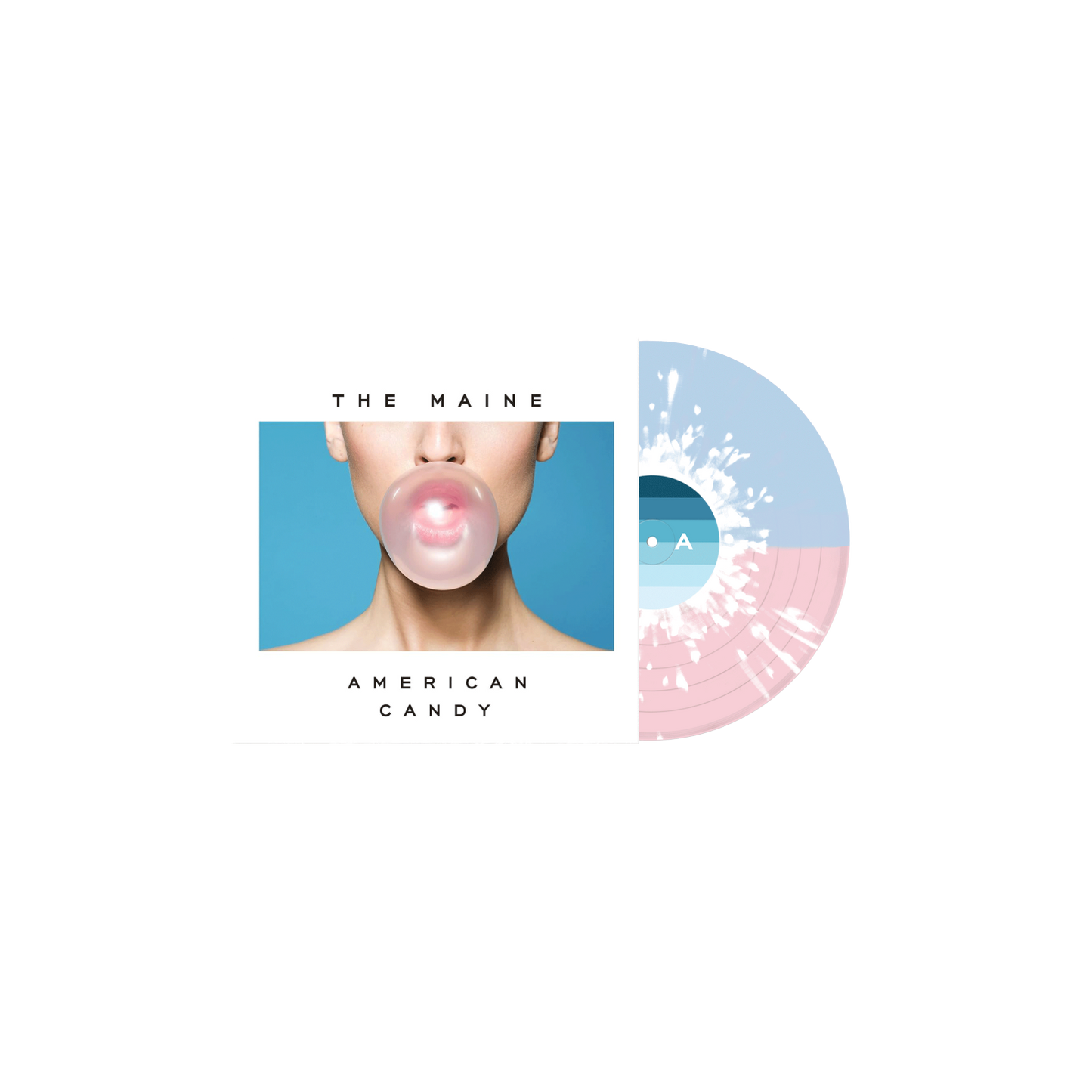 The Maine - American Candy Limited Edition Half Blue, Half Pink Splatter Vinyl Record LP