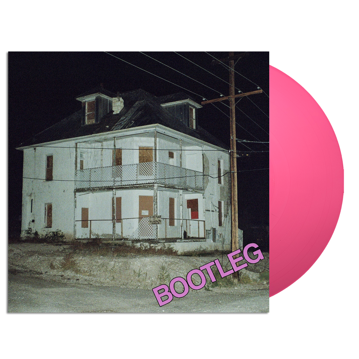 The Garden Bootleg limited edition opaque pink vinyl LP mockup