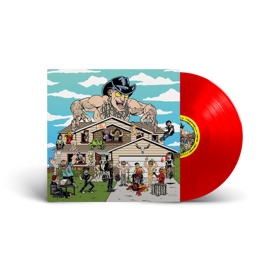 Lil Texas Too Fast Limited Edition Candy Red Vinyl Record LP /100 mockup
