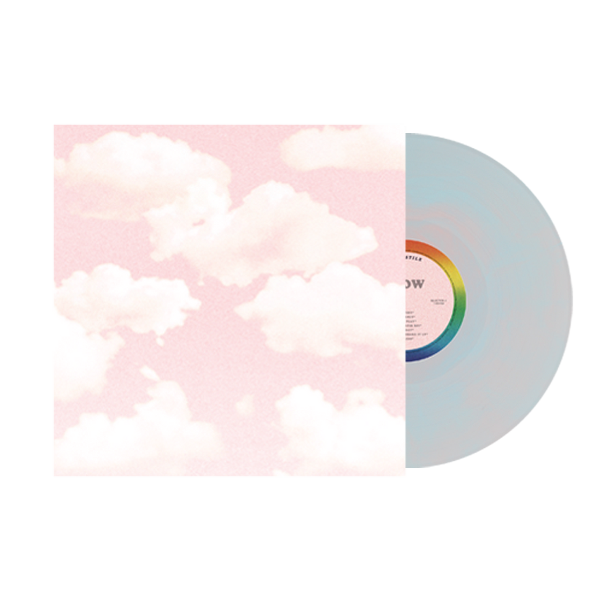 Turnstile Glow On limited edition pink, blue galaxy vinyl LP mockup