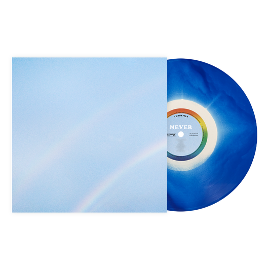 Turnstile Never Enough limited edition Jet Ski blue vinyl LP mockup