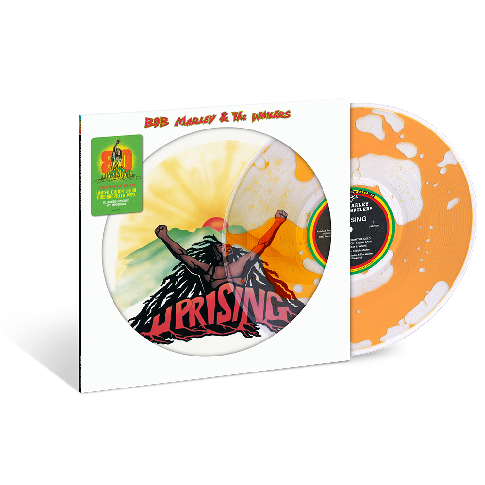 Bob Marley & The Wailers - Uprising Limited Edition Orange Liquid-Filled Vinyl Record LP