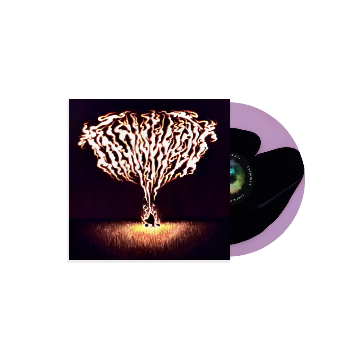 Femtanyl - Man Bites Dog Limited Edition Black in Purple Vinyl Record LP
